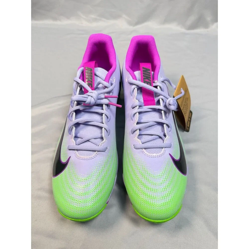 Nike Fastflex Molded Athletic Cleats - Men's Size 12 - Purple / Volt / Magenta